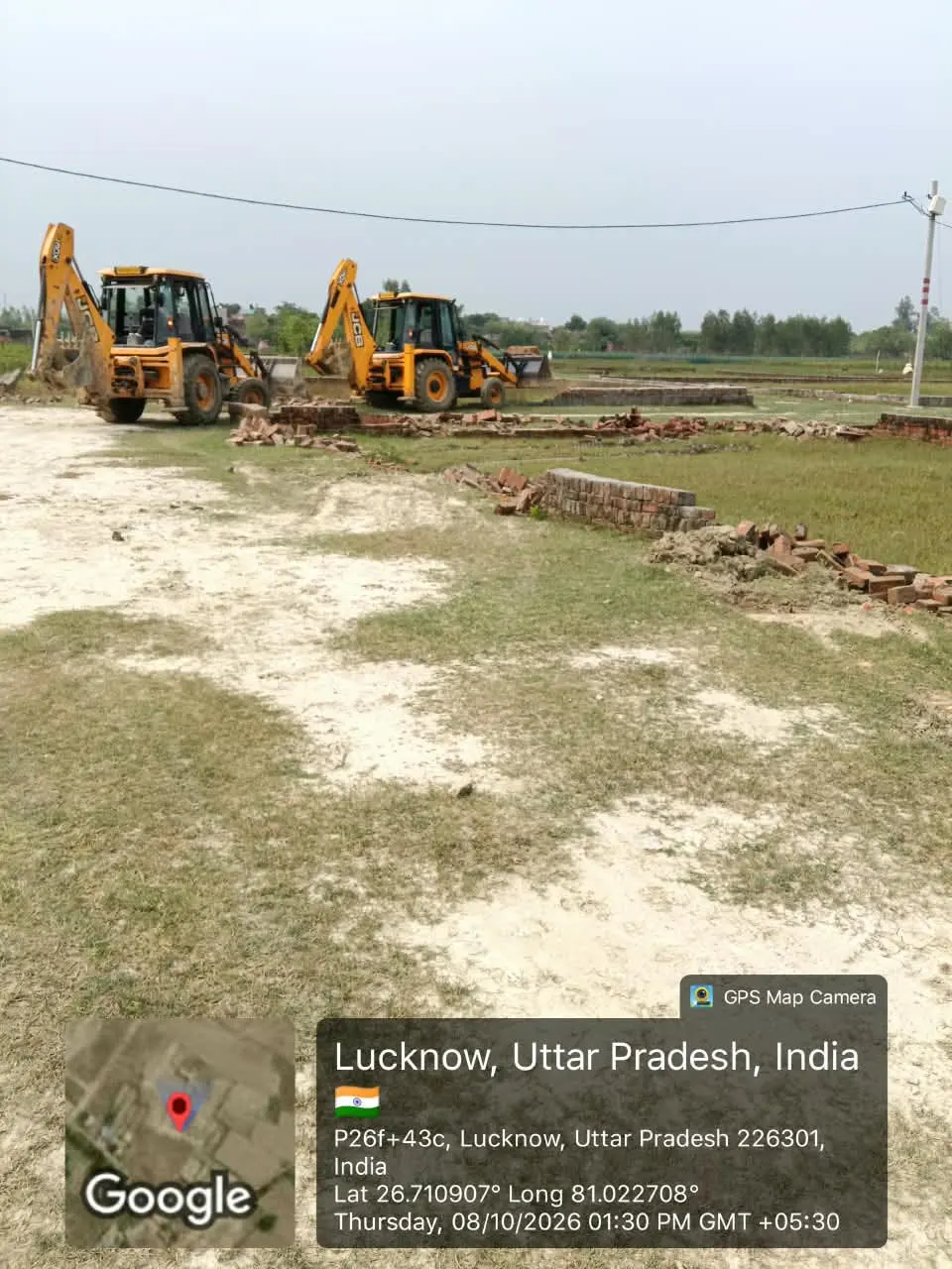 लखनऊ: गोसाईंगंज और मोहनलालगंज में LDA का बुलडोजर, 100 बीघा से अधिक क्षेत्रफल में 5 अवैध प्लॉटिंग ध्वस्त