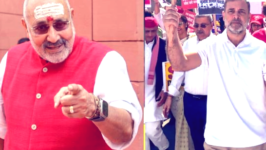विपक्ष के मार्च पर गिरिराज सिंह का राहुल गांधी पर हमला, बोले- कांग्रेस को मांगना चाहिए इस्तीफा