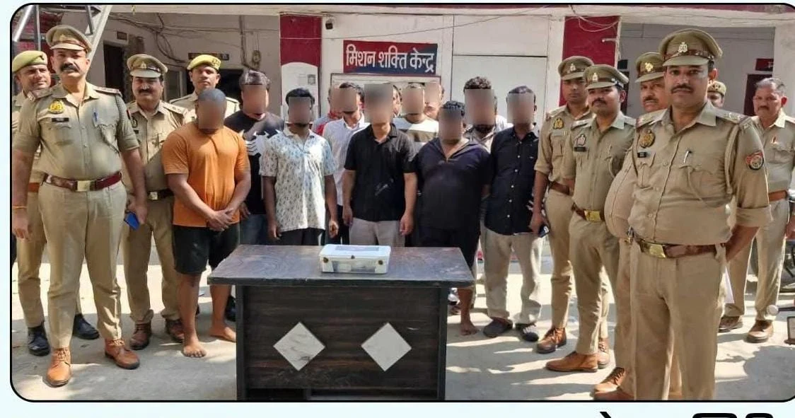 लखनऊ में जुए के अड्डे पर पुलिस का छापा! 16 आरोपी गिरफ्तार, ₹1.27 लाख से ज्यादा नकदी बरामद