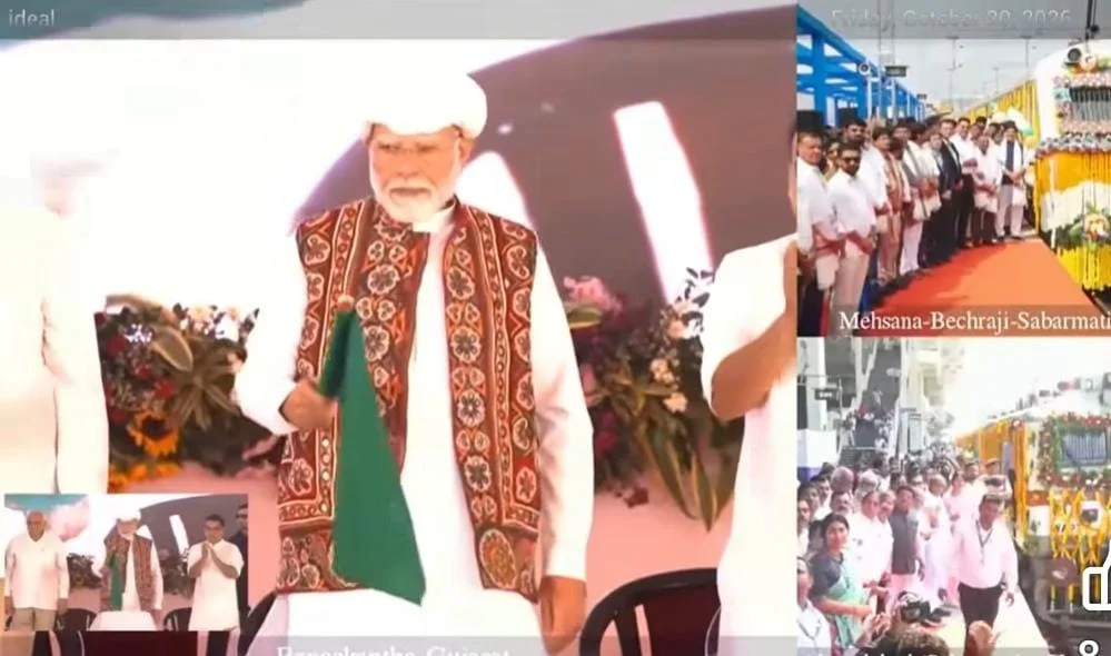 साबरमती से काशी तक रेल कनेक्टिविटी को नई रफ्तार, पीएम मोदी ने अहमदाबाद-वाराणसी एक्सप्रेस को दिखाई हरी झंडी