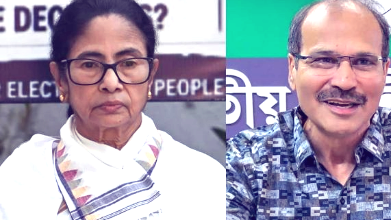 ममता बनर्जी को कांग्रेस में लौटने का अधीर रंजन का न्योता, बीजेपी ने साधा निशाना
