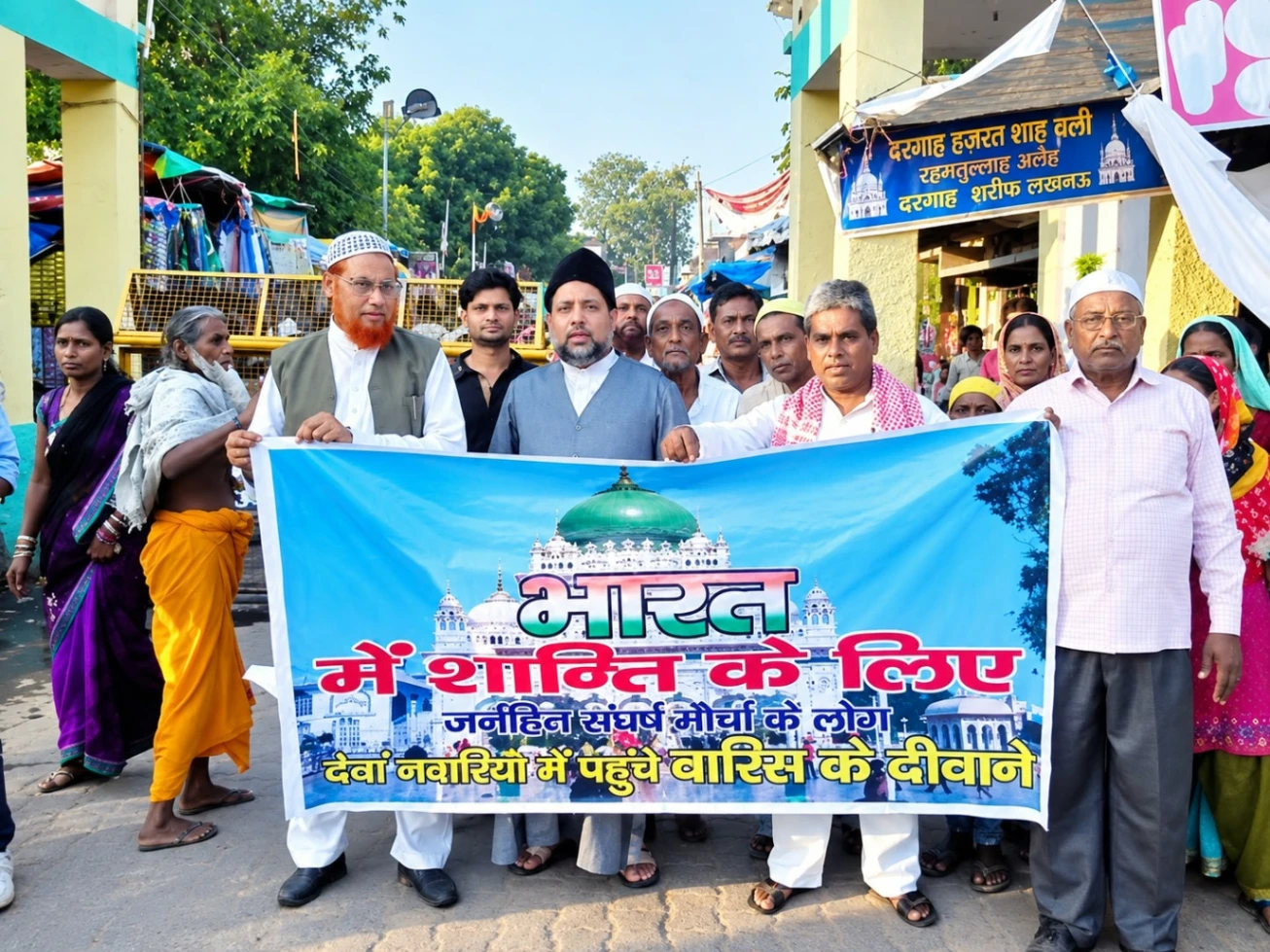 हजरत हाजी वारिस अली शाह के सालाना उर्स में देवा पहुंचे सामाजिक संगठनों के पदाधिकारी, गंगा-जमुनी तहजीब और भाईचारे का दिया संदेश